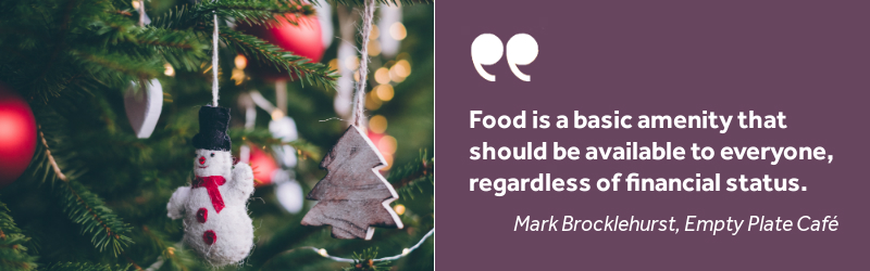 Christmas tree, food quote